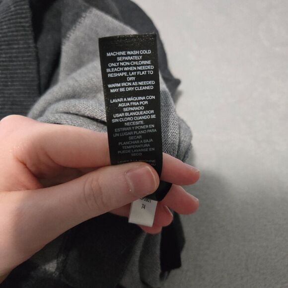 WHBM Womens Colorblock Asymmetrical Long Sleeve Sweater Size S Business Casual - Picture 5 of 6